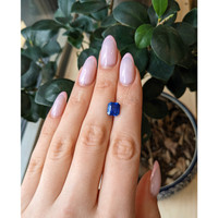 3.06 Ct. Blue Sapphire from Ceylon (Sri Lanka) Life Style