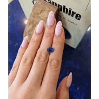 3.57 Ct. Blue Sapphire from Ceylon (Sri Lanka) Life Style
