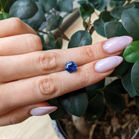 3.57 Ct. Blue Sapphire from Ceylon (Sri Lanka) Life Style