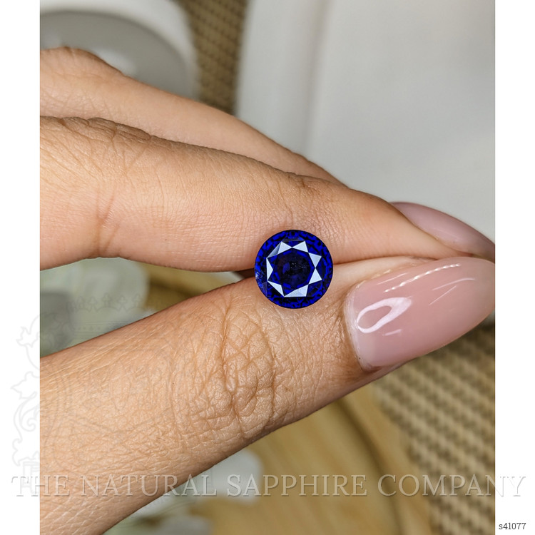 3.38 Ct. Blue Sapphire from Ceylon (Sri Lanka)
