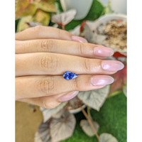 2.13 Ct. Blue Sapphire from Ceylon (Sri Lanka) Life Style