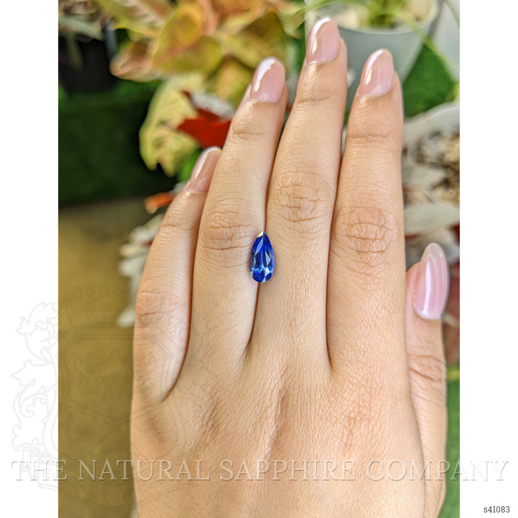2.09 Ct. Blue Sapphire from Ceylon (Sri Lanka)