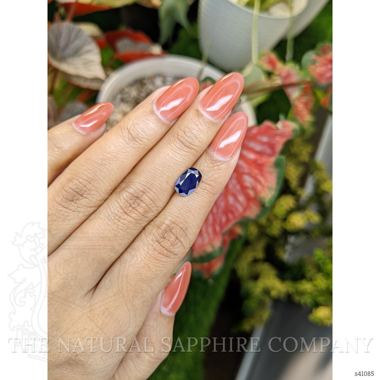 1.85 Ct. Blue Sapphire from Ceylon (Sri Lanka)