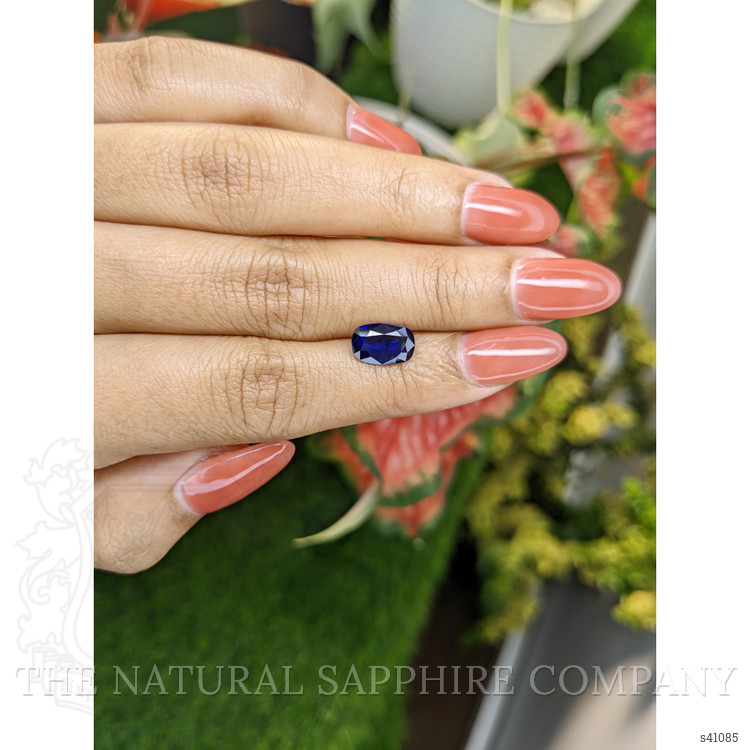 1.85 Ct. Blue Sapphire from Ceylon (Sri Lanka)