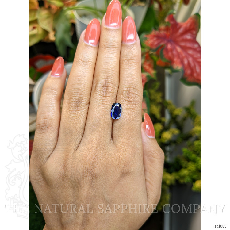 1.85 Ct. Blue Sapphire from Ceylon (Sri Lanka)
