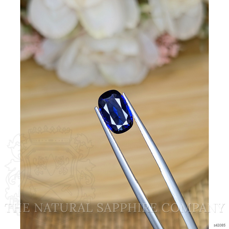 1.85 Ct. Blue Sapphire from Ceylon (Sri Lanka)