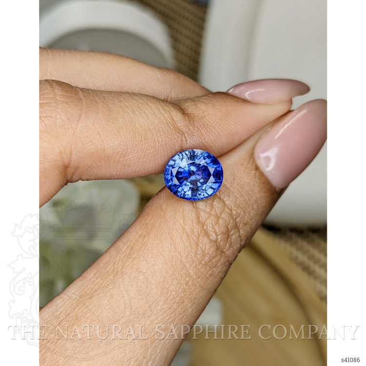 3.33 Ct. Blue Sapphire from Ceylon (Sri Lanka)