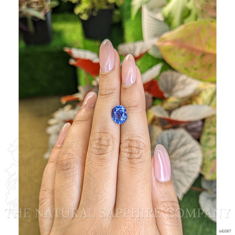 3.21 Ct. Blue Sapphire from Ceylon (Sri Lanka)