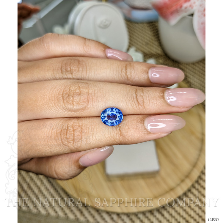 3.21 Ct. Blue Sapphire from Ceylon (Sri Lanka)