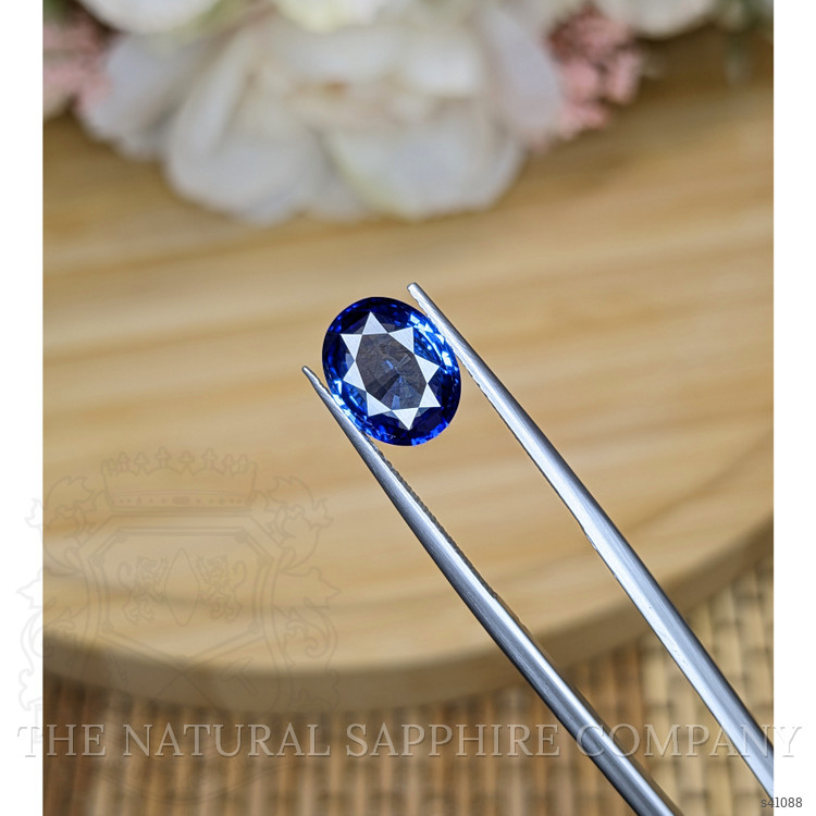 3.36 Ct. Blue Sapphire from Ceylon (Sri Lanka)