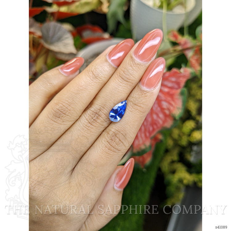 2.98 Ct. Blue Sapphire from Ceylon (Sri Lanka)