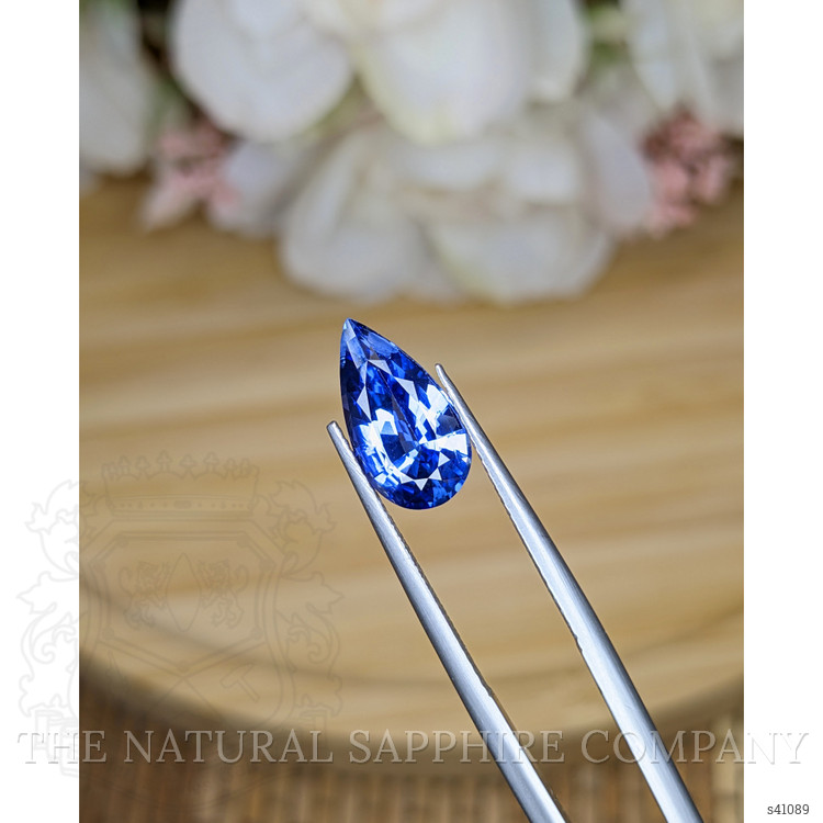 2.98 Ct. Blue Sapphire from Ceylon (Sri Lanka)