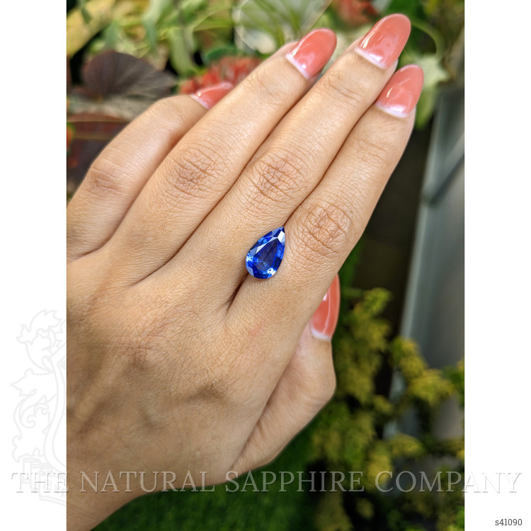 3.08 Ct. Blue Sapphire from Ceylon (Sri Lanka)
