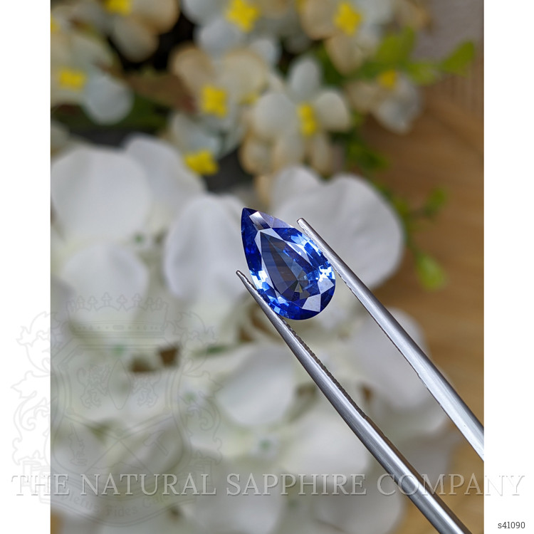 3.08 Ct. Blue Sapphire from Ceylon (Sri Lanka)