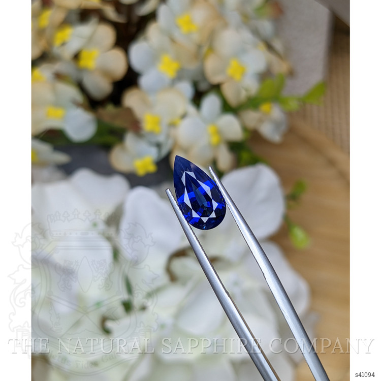 3.30 Ct. Blue Sapphire from Ceylon (Sri Lanka)