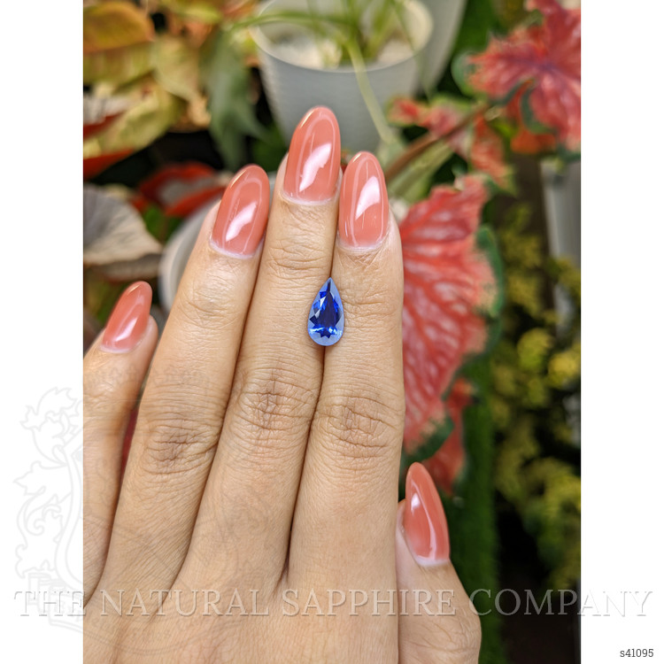 2.34 Ct. Blue Sapphire from Ceylon (Sri Lanka)