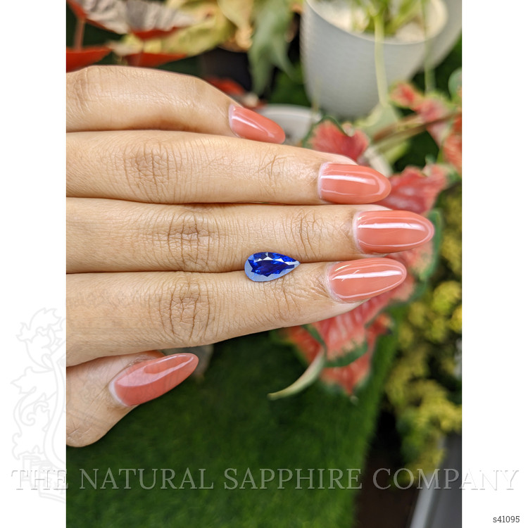 2.34 Ct. Blue Sapphire from Ceylon (Sri Lanka)