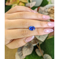 2.77 Ct. Blue Sapphire from Ceylon (Sri Lanka) Life Style
