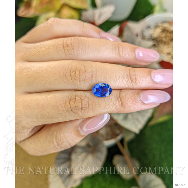 2.77 Ct. Blue Sapphire from Ceylon (Sri Lanka)