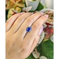2.77 Ct. Blue Sapphire from Ceylon (Sri Lanka) Life Style