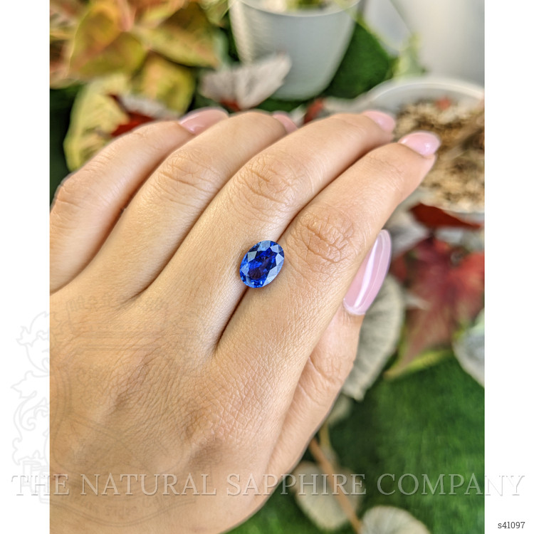 2.77 Ct. Blue Sapphire from Ceylon (Sri Lanka)
