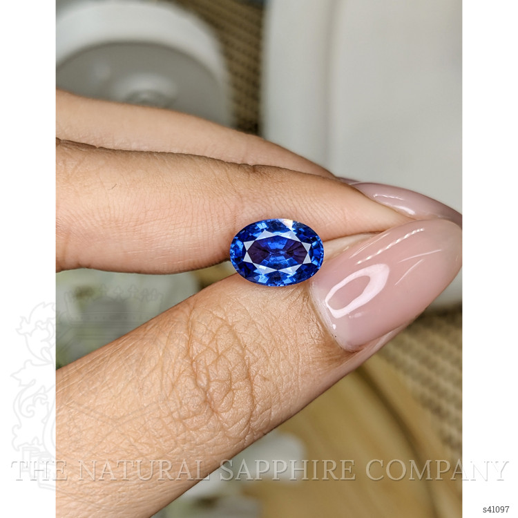 2.77 Ct. Blue Sapphire from Ceylon (Sri Lanka)