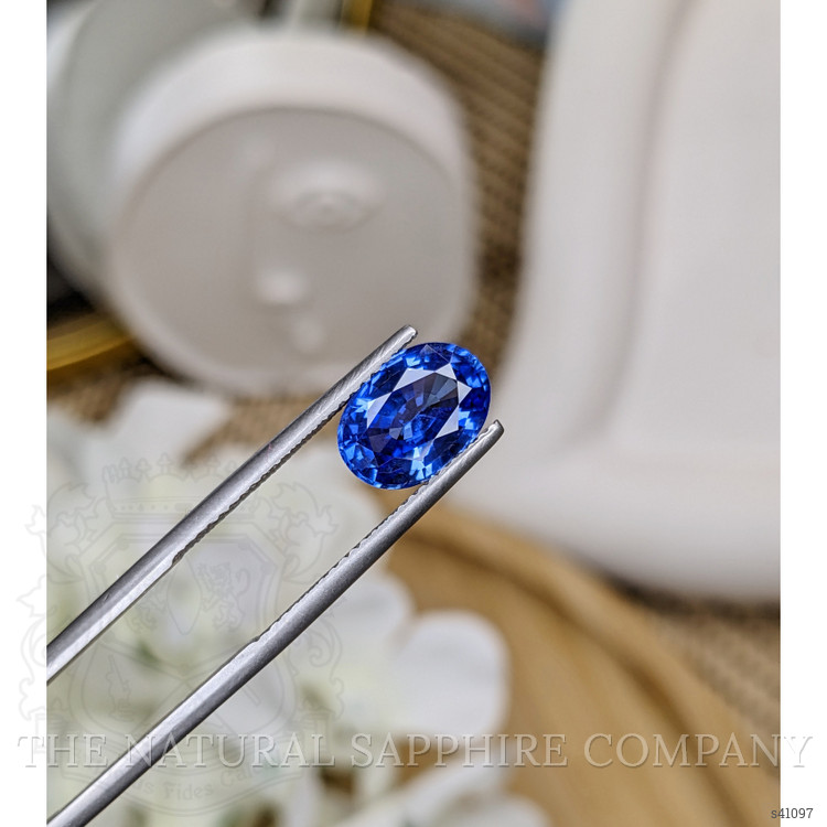 2.77 Ct. Blue Sapphire from Ceylon (Sri Lanka)