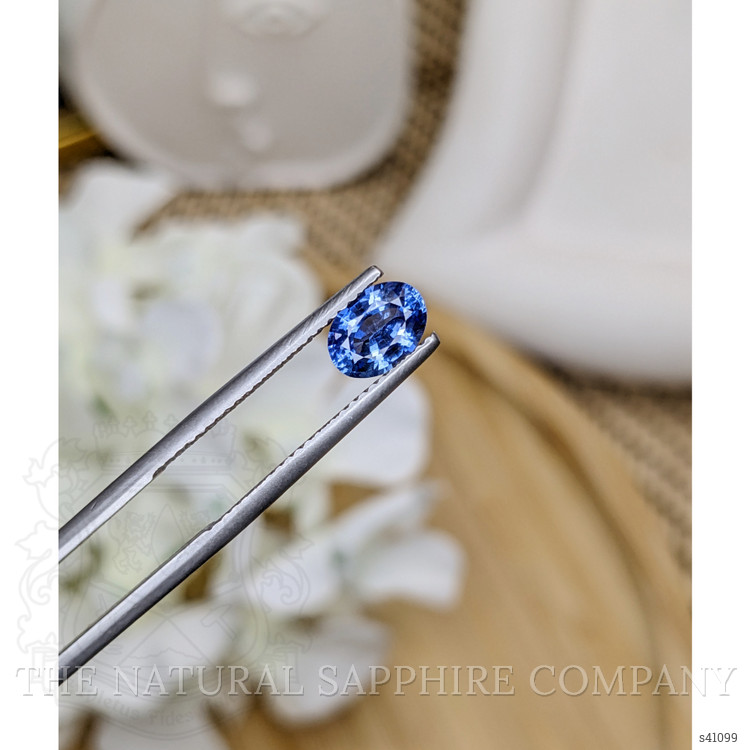 1.09 Ct. Blue Sapphire from Ceylon (Sri Lanka)