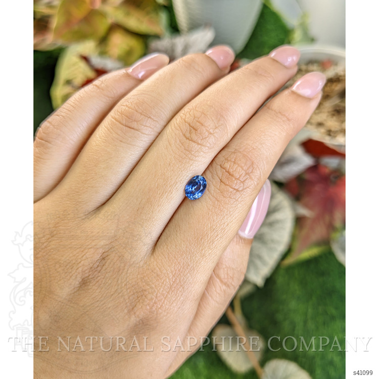 1.09 Ct. Blue Sapphire from Ceylon (Sri Lanka)