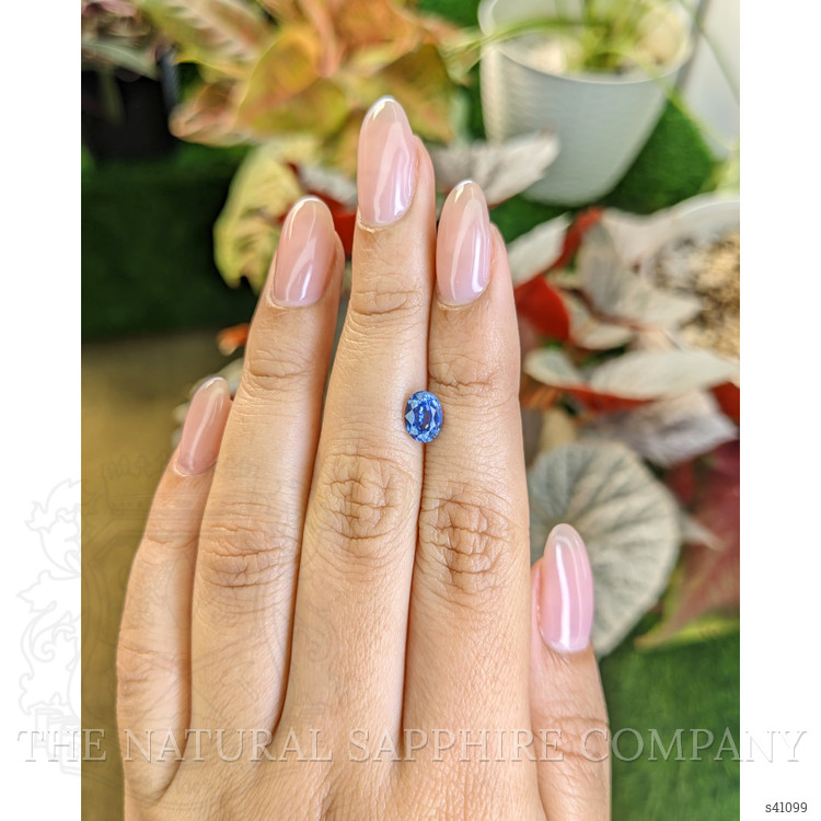 1.09 Ct. Blue Sapphire from Ceylon (Sri Lanka)