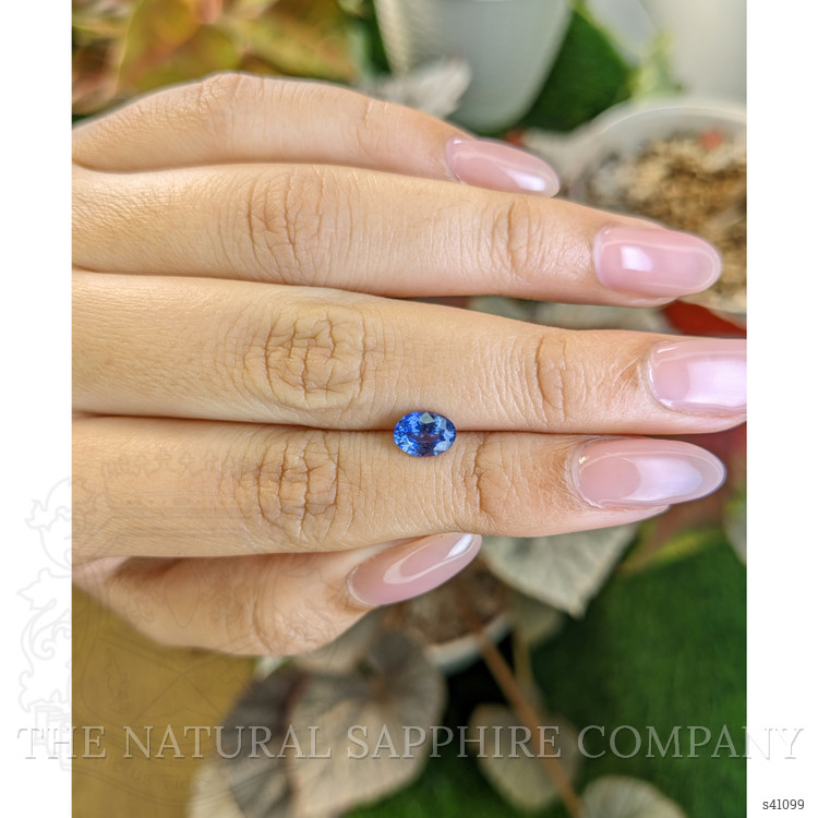 1.09 Ct. Blue Sapphire from Ceylon (Sri Lanka)