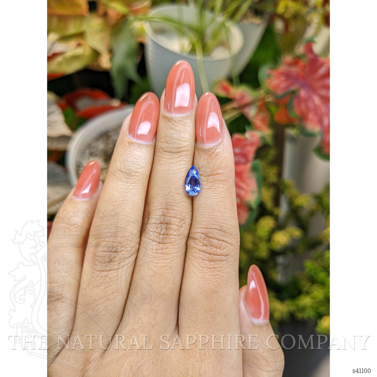 1.45 Ct. Blue Sapphire from Ceylon (Sri Lanka)