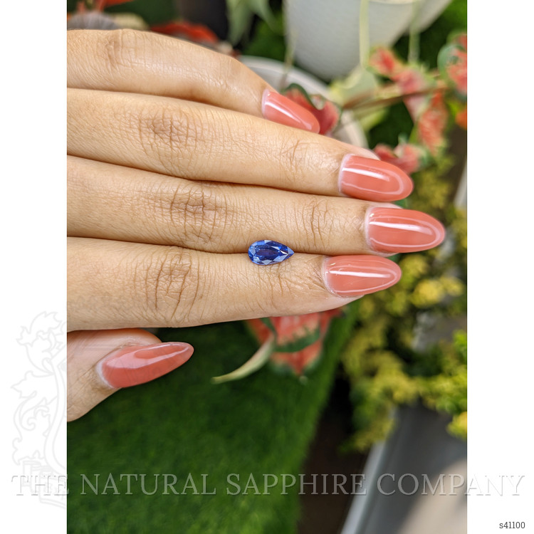 1.45 Ct. Blue Sapphire from Ceylon (Sri Lanka)