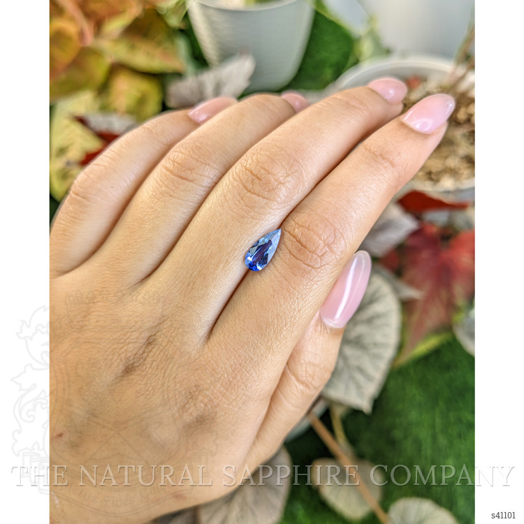 1.10 Ct. Blue Sapphire from Ceylon (Sri Lanka)