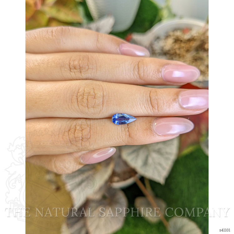1.10 Ct. Blue Sapphire from Ceylon (Sri Lanka)