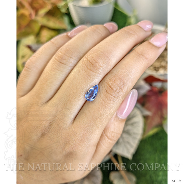 1.65 Ct. Blue Sapphire from Ceylon (Sri Lanka)