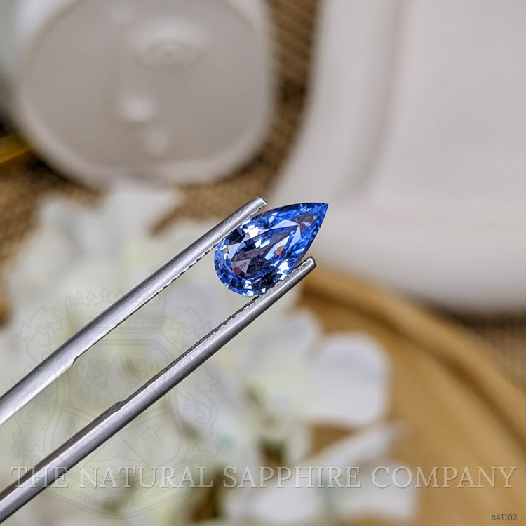 1.65 Ct. Blue Sapphire from Ceylon (Sri Lanka)