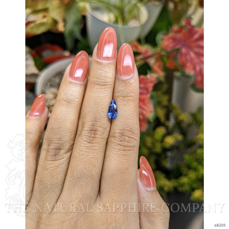 1.09 Ct. Blue Sapphire from Ceylon (Sri Lanka)