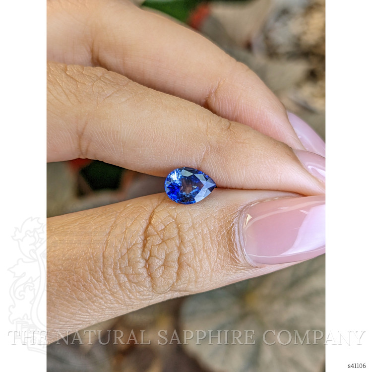 1.30 Ct. Blue Sapphire from Ceylon (Sri Lanka)