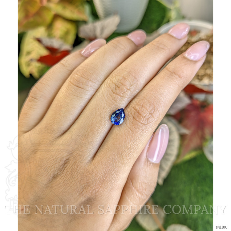 1.30 Ct. Blue Sapphire from Ceylon (Sri Lanka)