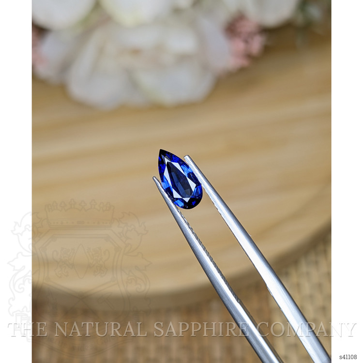 0.84 Ct. Blue Sapphire from Ceylon (Sri Lanka)