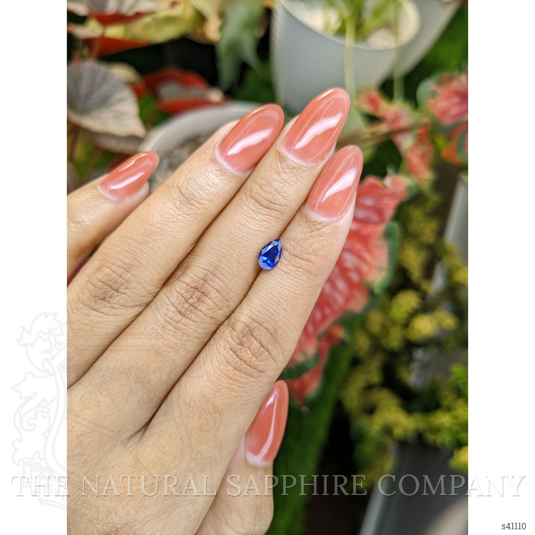 0.87 Ct. Blue Sapphire from Ceylon (Sri Lanka)