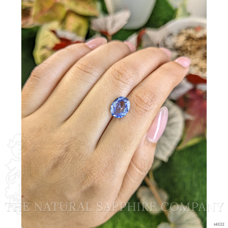 3.14 Ct. Blue Sapphire from Ceylon (Sri Lanka)