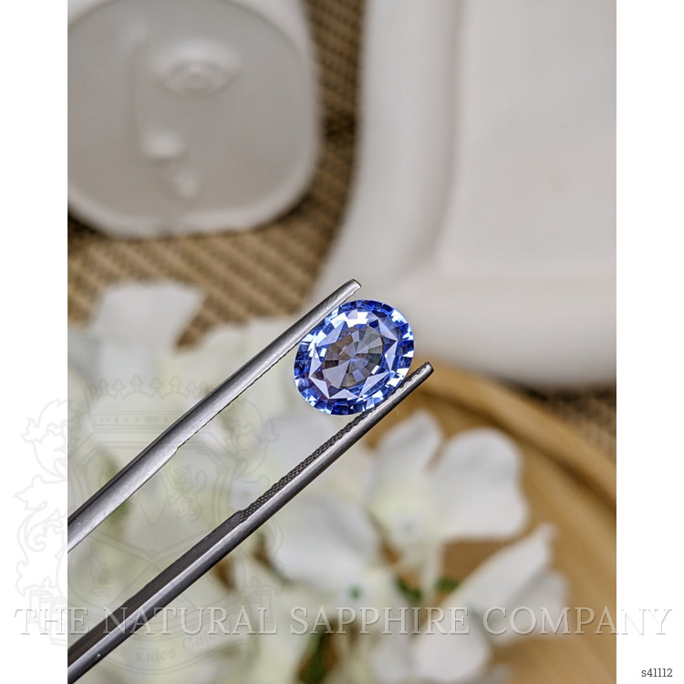 3.14 Ct. Blue Sapphire from Ceylon (Sri Lanka)