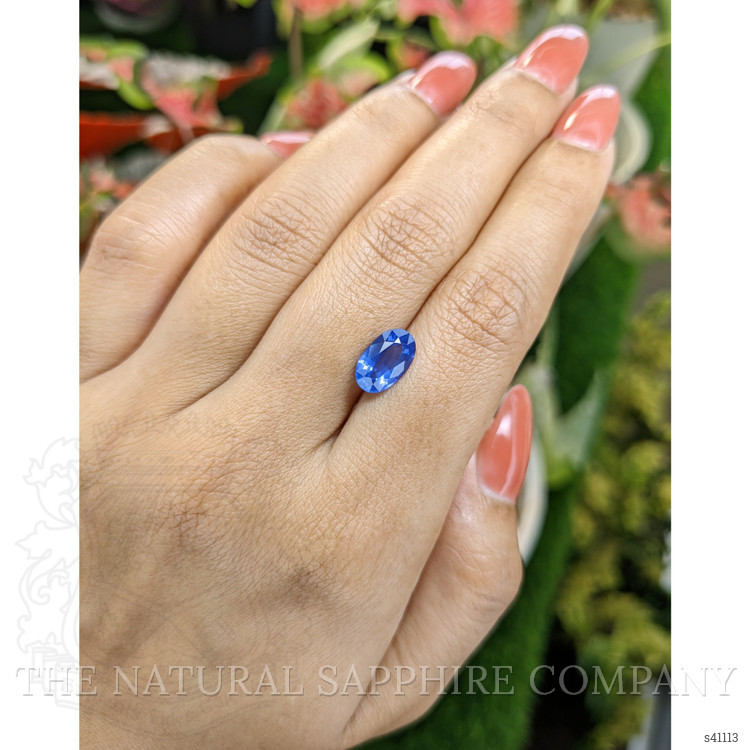 2.44 Ct. Blue Sapphire from Ceylon (Sri Lanka)