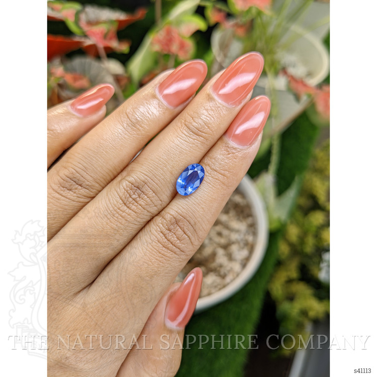 2.44 Ct. Blue Sapphire from Ceylon (Sri Lanka)