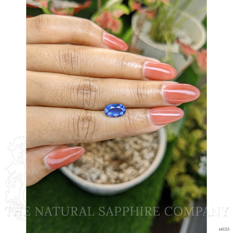 2.44 Ct. Blue Sapphire from Ceylon (Sri Lanka)