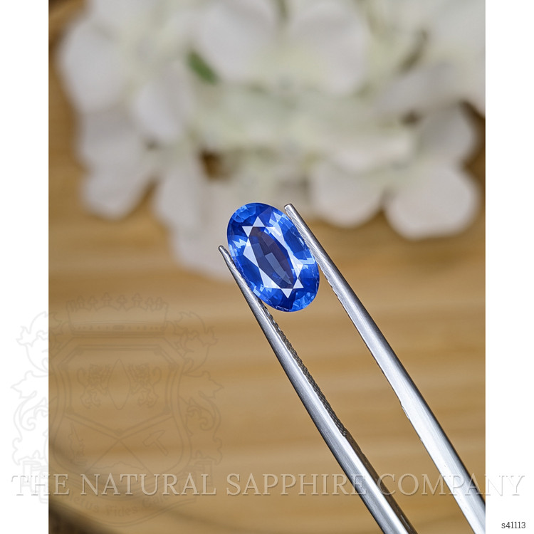 2.44 Ct. Blue Sapphire from Ceylon (Sri Lanka)