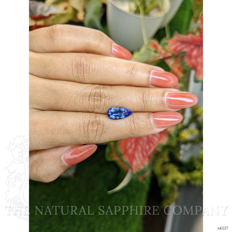 3.39 Ct. Blue Sapphire from Ceylon (Sri Lanka)