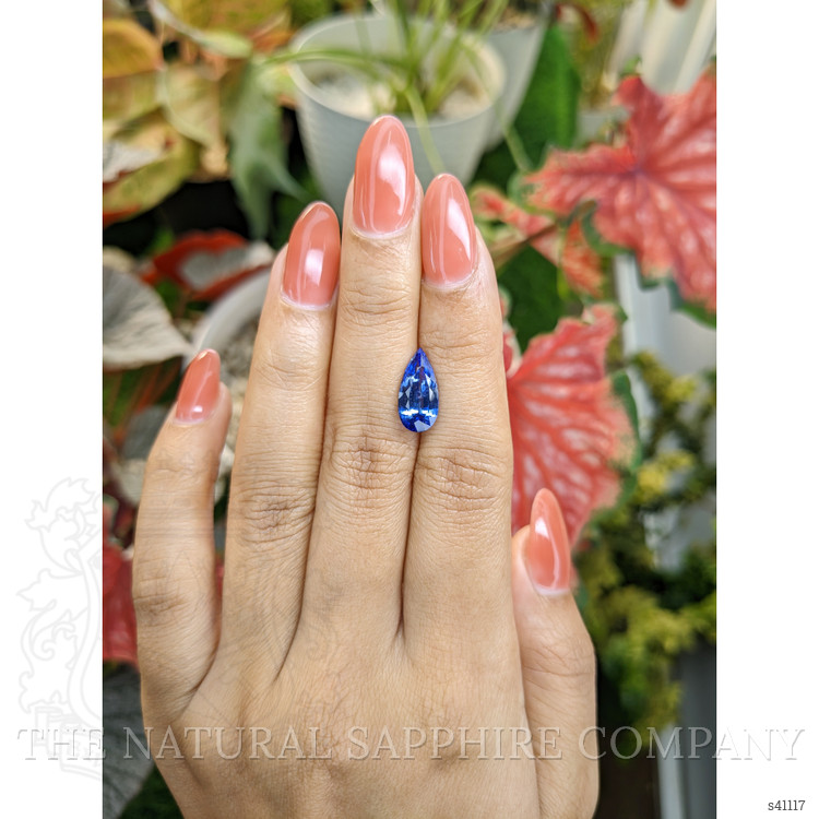 3.39 Ct. Blue Sapphire from Ceylon (Sri Lanka)